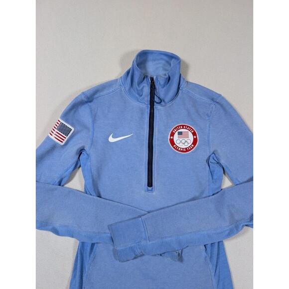 Nike Tops - NIKE ACG USA Olympic Team 1/4 Zip Sweatshirt Dri-Fit ADV Women's Small Quarter